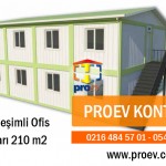 konteyner birleşimli ofis konteyner
