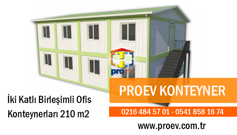 konteyner birleşimli ofis konteyner