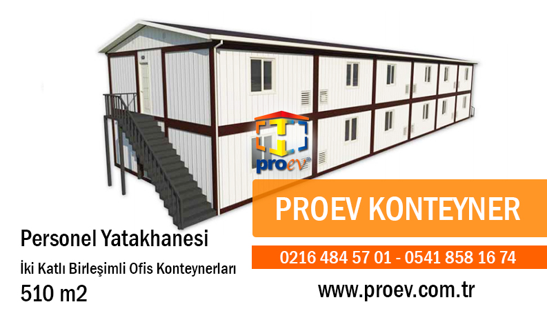 konteyner birleşimli konteyner işci yatakhanesi